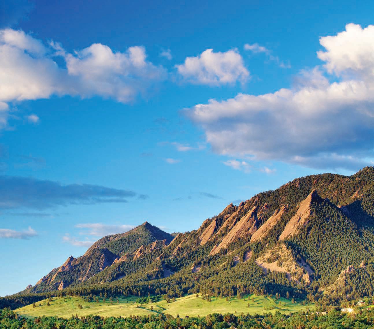 Solar Today Magazine Photo - Flatiron Mountains in Boulder Colorado - © beklaus