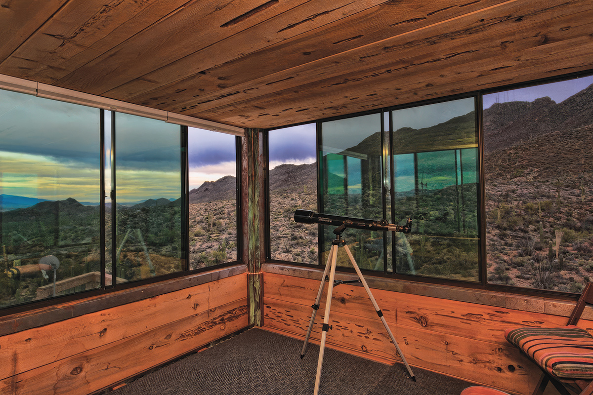 The Marslands’ repurposed the cool tower into a wonderful observation deck.