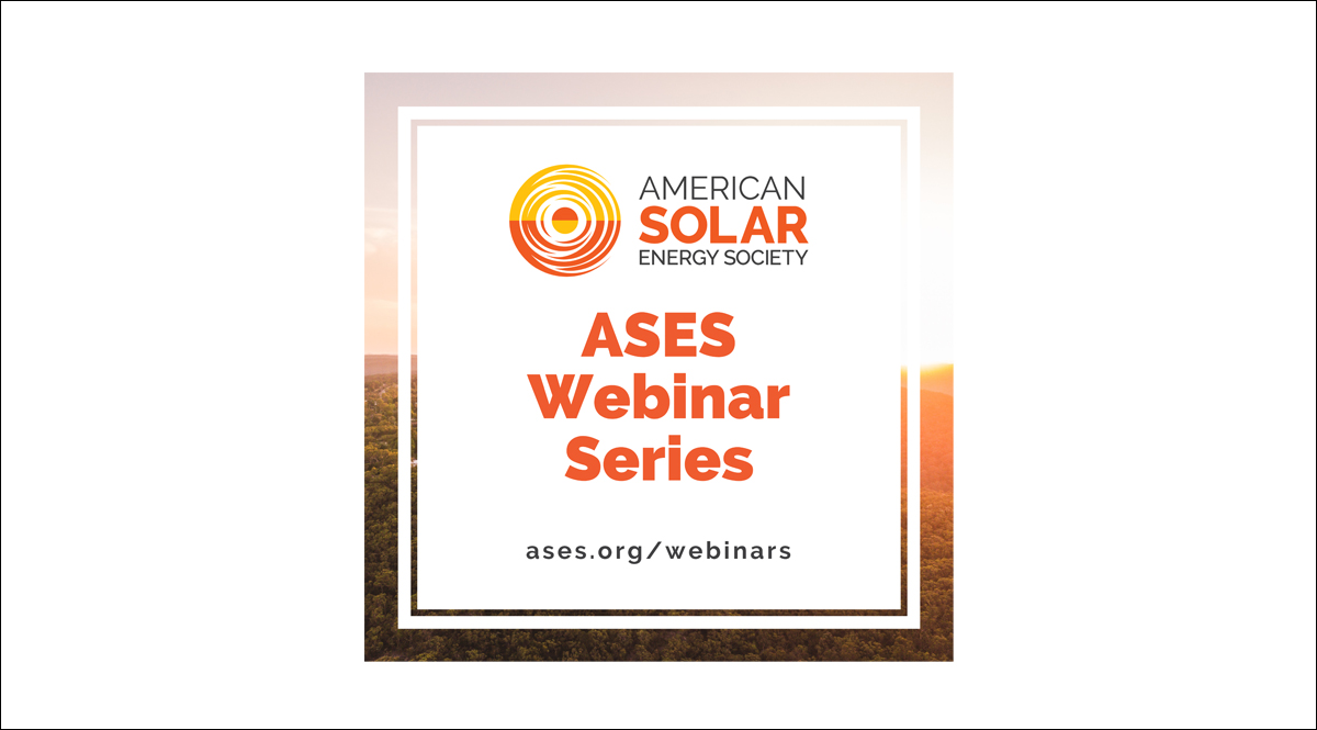 ASES Webinar Series