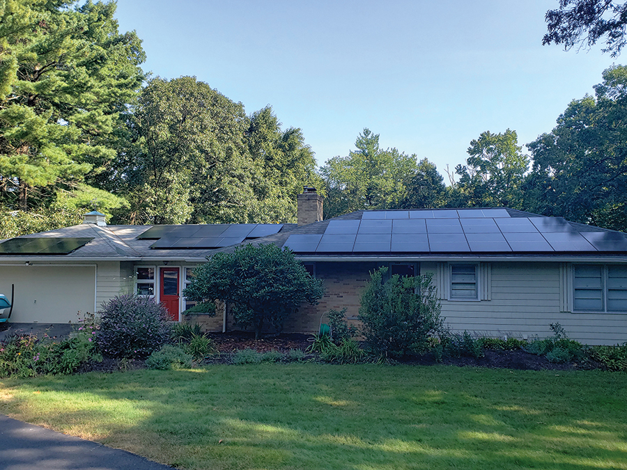 Ashton Grandy’s completed residential rooftop solar installation. The project shows how guided DIY solar can help homeowners use available roof space to build a system designed around their home and energy goals.